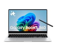 Samsung Galaxy Book5 360 15.6", Copilot+PC, Ordinateur Portable avec IA, Processeur Intel Core Ultra 7, Mémoire 16Go RAM, Stockage 512Go, Clavier AZERTY Fr, Argent