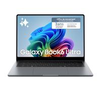 Samsung Galaxy Book6 Ultra 16", PC Portable IA, Processeur Intel Core Ultra 7, Mémoire 32 Go RAM, 1 to SSD, NVIDIA RTX 5060 GPU, Écran Tactile Dynamic AMOLED 2X, Autonomie Très Élevée, Anthracite