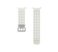 Samsung Galaxy Bracelet Marin Officiel pour Galaxy Watch Ultra, Sable Blanc