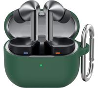 Samsung Galaxy Buds3 And Galaxy Buds3 Pro (2024) Silicone Anti-Scratch Protective Case Compatible With Samsung Galaxy Buds3 Series Wireless Charging (Pine Green)
