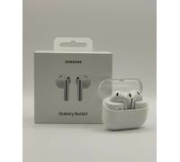 Samsung Galaxy Buds3 Écouteurs Bluetooth intra-auriculaires, sans fil, avec réduction active du bruit, réduction adaptative du bruit, écouteurs intra-auriculaires avec audio à 360°, blanc Étui