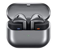 Samsung Galaxy Buds3 Écouteurs Intra-Auriculaires sans Fil Bluetooth avec réduction Active du Bruit (ANC), réduction adaptative du Bruit, avec Audio à 360°, argenté et étui Transparent Anymode