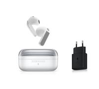 Samsung Galaxy Buds4, Écouteurs Bluetooth sans Fil, Haut-Parleur Dynamique, Codec Ultra Haute Qualité, Appels Ultra clairs, Audio 360, Réduction de Bruit Adaptative, Contrôle Vocal IA, Blanc