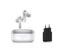 Samsung Galaxy Buds4 Pro, Écouteurs Bluetooth sans Fil, Son Hi-FI de qualité Studio, Double Haut-Parleur, Appels Ultra clairs, Audio 360, Réduction de Bruit Adaptative, Chargeur Secteur Inclus, Blanc
