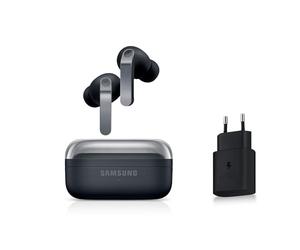 Samsung Galaxy Buds4 Pro, Écouteurs Bluetooth sans Fil, Son Hi-FI de qualité Studio, Double Haut-Parleur, Appels Ultra clairs, Audio 360, Réduction de Bruit Adaptative, Contrôle Vocal IA, Noir