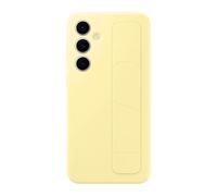 Samsung Coque officielle pour Galaxy S24 FE – silicone, support et lanière – Jaune