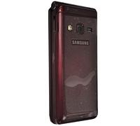 Samsung Galaxy Folder 2 SM-G1650 9,65 cm (3,8 pouces) Flip Phone 16 Go Dual SIM 8 MP Android Téléphone Mobile Débloqué - Rouge