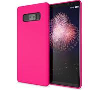 Samsung Galaxy Note 8 Housse de téléphone portable par NALIA, Ultra Slim TPU Silicone Neon Case Pink