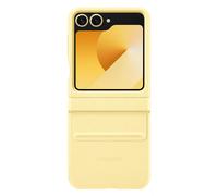 Samsung Galaxy Official Faux Leather Kindsuit Case for Galaxy Z Flip6, Yellow Fa