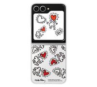 Samsung Galaxy Official Keith Haring Flipsuit Case for Galaxy Z Flip6, White Kei