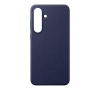 Samsung Coque Galaxy S25 FE Cuir premium effet grainé antidérapante Bleu foncé