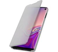 Samsung Galaxy S10 Flip Cover avec effet miroir & fonction stand - Argenté