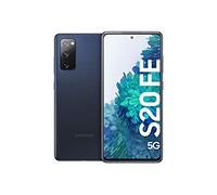 Samsung Galaxy S20 FE 5G, Android Smartphone, 6,5 Zoll Super AMOLED Display, 4.500 mAh Akku, 128 GB/6 GB RAM, Handy in 6 tollen Farben, Dunkelblau, 36 Monate Herstellergarantie [Exklusiv bei Amazon]
