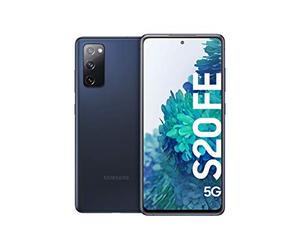 Samsung Galaxy S20 FE 5G, Android Smartphone, 6,5 Zoll Super AMOLED Display, 4.500 mAh Akku, 128 GB/6 GB RAM, Handy in 6 tollen Farben, Dunkelblau, 36 Monate Herstellergarantie [Exklusiv bei Amazon]