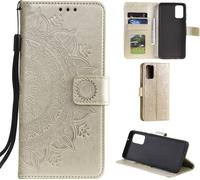 Samsung Galaxy S20 Housse de téléphone portable Flip Case Housse de protection Cover Mandala Gold