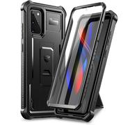 - Samsung Galaxy S20 Plus 5g Case, Built In Screen Protector And Kickstand, Military Grade Protection Shockproof Protective Case For Samsung Galaxy S20 Plus 5g - Black