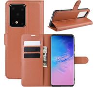 Samsung Galaxy S20 Ultra Housse pour téléphone portable Flip Case Housse de protection Cover Brown