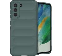 Samsung Galaxy S21 FE Housse - silicone - imoshion Soft Case, Backcover - vert foncé