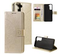 Samsung Galaxy S21 Housse de téléphone portable Flip Case Cover Housse de protection Mandala Gold