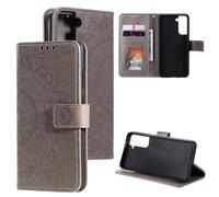 Samsung Galaxy S21 Housse de téléphone portable Flip Case Cover Housse de protection Mandala Gris