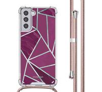 Samsung Galaxy S21 Plus Housse - plastique - imoshion Soft Case, Housse avec bande, Backcover - multicolore