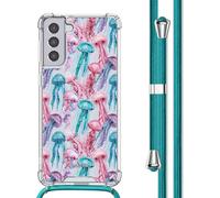 Samsung Galaxy S21 Plus Housse - plastique - imoshion Soft Case, Housse avec bande, Backcover - multicolore