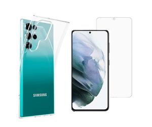 Samsung Galaxy S23 Ultra 5G coque tpu transparente et vitre