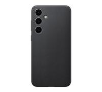 Samsung Galaxy S24+ Plus Vegan Leather Phone Case, Protective Cover with Soft Touch, Elegant Design, Scratch Protection, US Version, GP-FPS926HCABW, Black