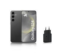 Samsung Galaxy S24, Smartphone Android 5G, 256 Go, Chargeur Secteur Rapide 25W Inclus [Exclusivité Amazon], Smartphone déverrouillé, Noir, Version FR