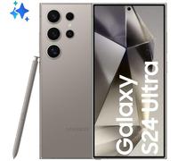 Samsung Galaxy S24 Ultra 17,3 cm (6.8") Double SIM 5G USB Type-C 12 Go 256 Go 5000 mAh Gris, Titane