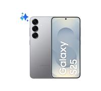 Samsung Galaxy S25 Argent: Écran 6.2" Dynamic AMOLED 2X, Snapdragon 8 Elite, 12Go RAM, 512Go, Double SIM 5G, Android 15, Caméra 50MP, Batterie 4000mAh.