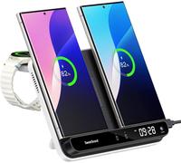 Samsung Galaxy S25 Charger, Dual Induction Charger For Galaxy S25/S24/S23/S22/S21/Z Flip 7/Z Fold 7, Wireless Charger For Galaxy Watch 7/Ultra/6/5/4/3, 710s