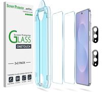 Samsung Galaxy S25 Edge 5g Tempered Glass Screen Protector, 9h Hardness With Camera Lens Protection, Easy Bubble-Free Installation (S25 Edge-6.7 Inch) (Pack Of 2+2)