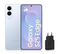 Samsung Galaxy S25 Edge, Smartphone Android 5G avec Galaxy AI, 512 Go, Chargeur Secteur Rapide 25W Inclus, Smartphone déverrouillé, Bleu Clair Titane, Version FR