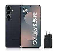 Samsung Galaxy S25 FE, Smartphone Android 5G avec Galaxy AI, 512 Go, Chargeur secteur rapide 25W inclus, Smartphone déverrouillé, Noir Absolu, Version FR