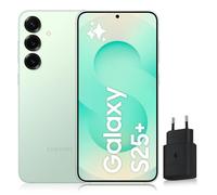Samsung Galaxy S25+, Smartphone Android 5G avec Galaxy AI, 512 Go, Chargeur secteur rapide 25W inclus, Smartphone déverrouillé, Vert d’eau, Version FR