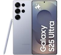 Samsung Galaxy S25 Ultra AI Smartphone avec Galaxy AI, sans contrat, téléphone Portable avec Android, 12 Go de RAM, 256 Go de mémoire, Appareil Photo 200 MP, Titane argenté/Bleu