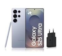 Samsung Galaxy S25 Ultra, Smartphone Android 5G avec Galaxy AI, 1 To, Chargeur secteur rapide 25W inclus, Smartphone déverrouillé, Bleu Titane, Version FR