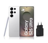 Samsung Galaxy S25 Ultra, Smartphone Android 5G avec Galaxy AI, 512 Go, Chargeur secteur rapide 25W inclus, Smartphone déverrouillé, Argent Titane, Version FR
