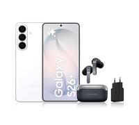 Samsung Galaxy S26+, Avec Galaxy AI, 256 Go, Blanc, Et Samsung Galaxy Buds4 Pro, Noir, Chargeurs secteurs rapides 25W inclus, Version FR