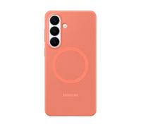 Samsung Galaxy S26+ Coque magnétique en Silicone Rouge Corail