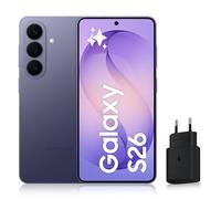 Samsung Galaxy S26, Smartphone Android 5G avec Galaxy AI, 256 Go, Chargeur Secteur Rapide 25W Inclus, Smartphone déverrouillé, Violet, Version FR