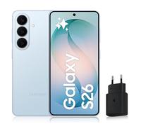 Samsung Galaxy S26, Smartphone Android 5G avec Galaxy AI, 256 Go, Chargeur Secteur Rapide 25W Inclus, Smartphone déverrouillé, Bleu, Version FR