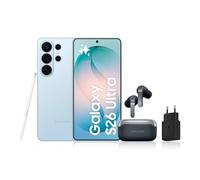 Samsung Galaxy S26 Ultra, avec Galaxy AI, 512 Go, Bleu Galaxy Buds4 Pro, Noir, Chargeurs secteurs Rapides 25W Inclus, Version FR