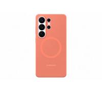 Samsung Galaxy S26 Ultra Coque magnétique en Silicone Rouge Corail