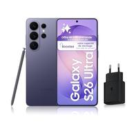 Samsung Galaxy S26 Ultra, Smartphone Android 5G avec Galaxy AI, 1 to, Chargeur Secteur Rapide 25W Inclus, Smartphone déverrouillé, Violet, Version FR