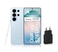 Samsung Galaxy S26 Ultra, Smartphone Android 5G avec Galaxy AI, 1 to, Chargeur Secteur Rapide 25W Inclus, Smartphone déverrouillé, Bleu, Version FR