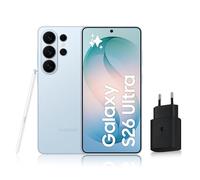 Samsung Galaxy S26 Ultra, Smartphone Android 5G avec Galaxy AI, 256 Go, Chargeur Secteur Rapide 25W Inclus, Smartphone déverrouillé, Bleu, Version FR