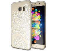 Samsung Galaxy S7 Edge Housse téléphone portable par NALIA, étui silicone motif TPU Cover Bumper Artificial Flowers
