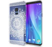 Samsung Galaxy S9 Coque NALIA, Slim silicone Motif Housse Circle Flowers